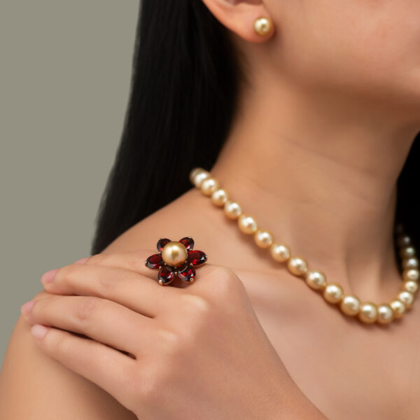 Ælycia - Eternal Golden Pearl set